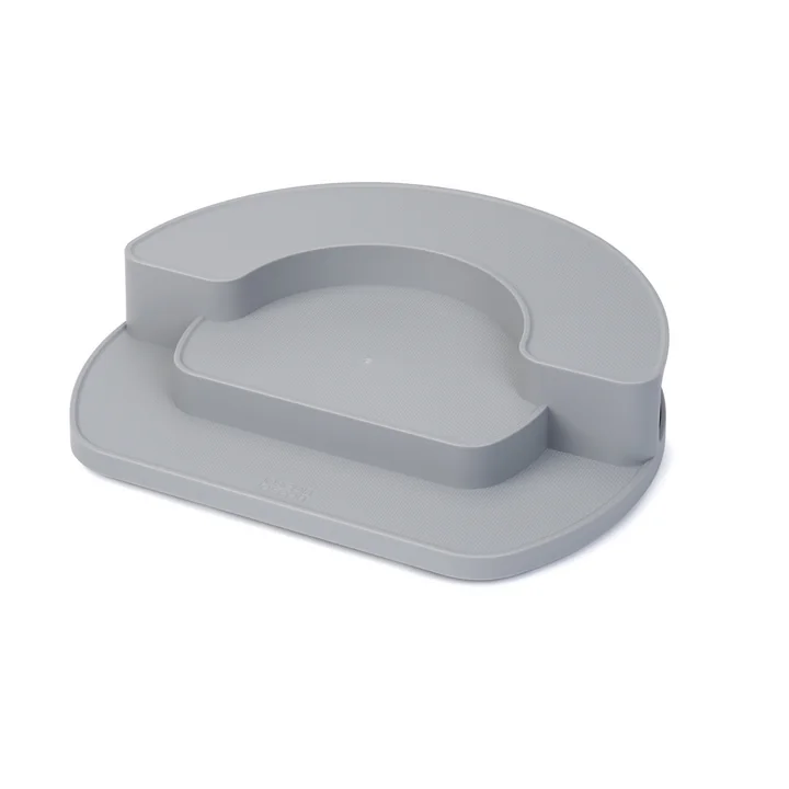 L'organisateur à étages rotatif CupboardStore avec compartiments de rangement de Joseph Joseph en gris foncé