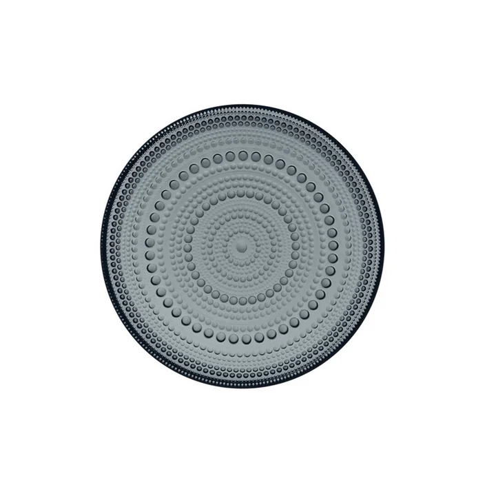 Le Kastehelmi Assiette de Iittala, Ø 17 cm, gris foncé