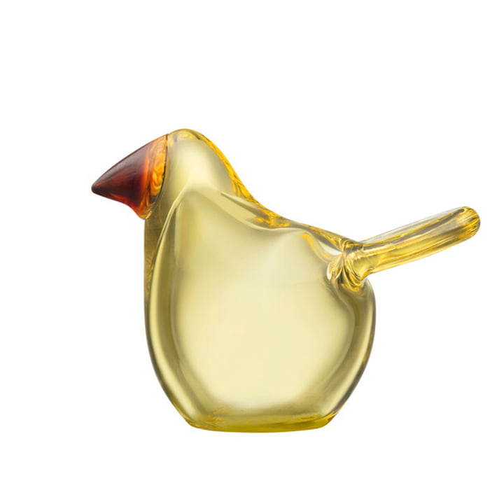 Le Birds by Toikka Flycatcher de Iittala en citron / cuivre