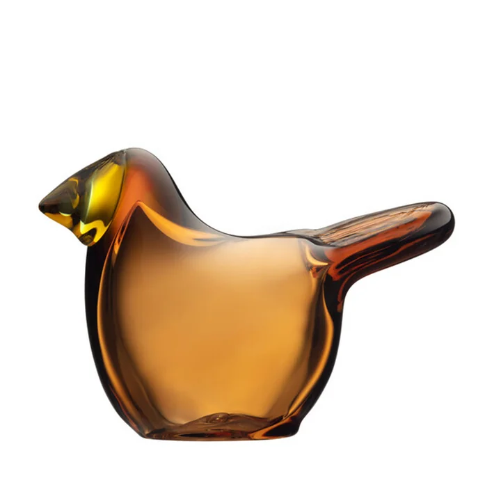 Le Birds by Toikka Flycatcher de Iittala en cuivre / citron