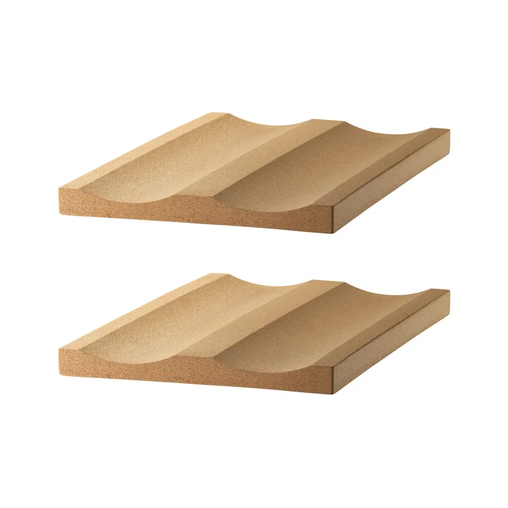 Porte-bouteille en liège, L 19 x P 30 cm, marron (lot de 2) par String