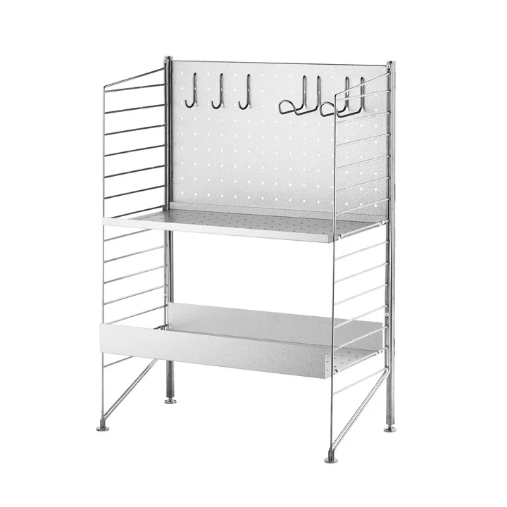 Outdoor -étagère avec crochets de suspension