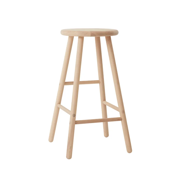 Le tabouret Moto de OYOY , H 65 cm, Chêne