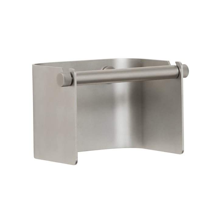 Arc Porte-papier toilette, chromé mat de Form & Refine