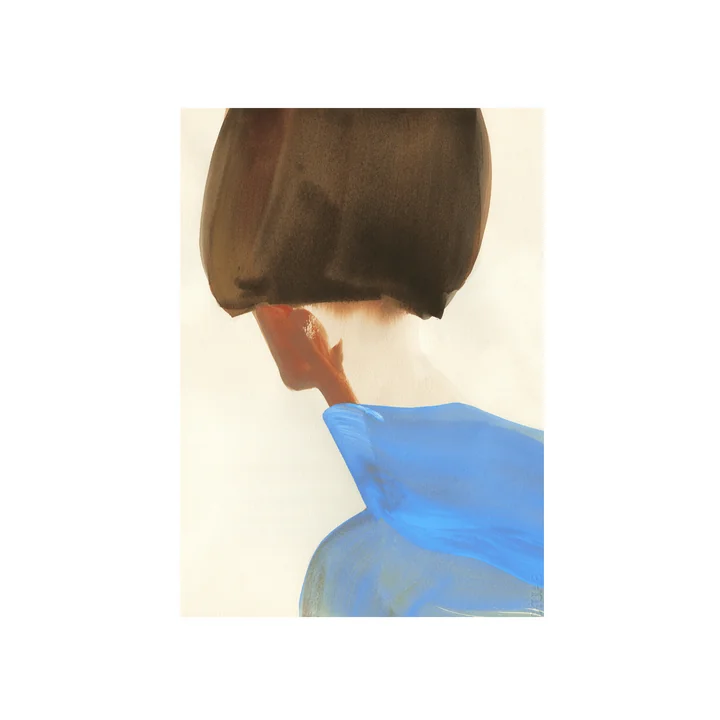 L'affiche The Blue Cape de Paper Collective , 50 x 70 cm