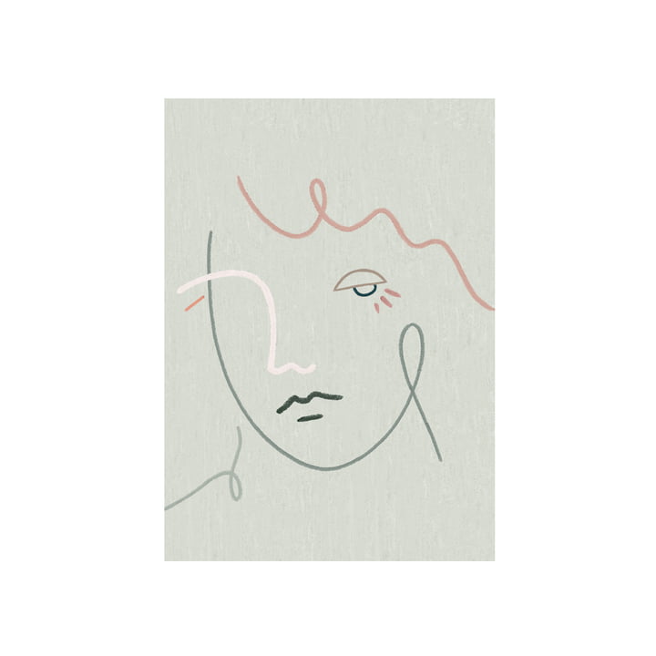 Paper Collective - Affiche Getrude, 50 x 70 cm