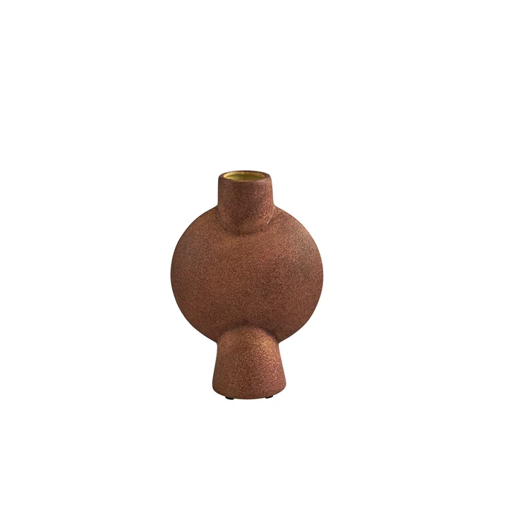 Le vase Sphere Bubl Mini de 101 Copenhagen, terracotta