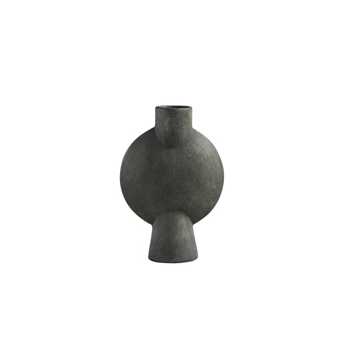 Le vase Sphere Bubl Mini de 101 Copenhagen, gris foncé