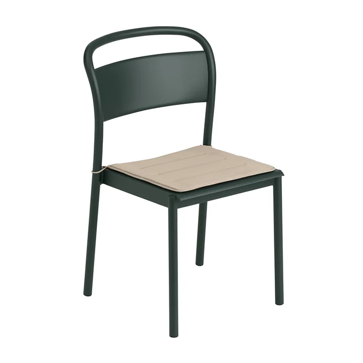 Le Linear Steel Side Chair avec coussin d'assise de Muuto