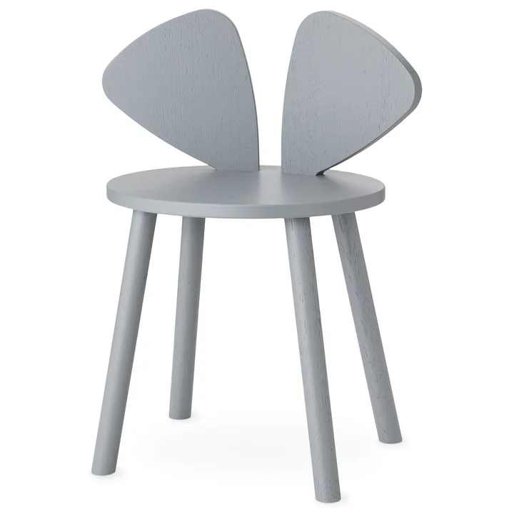 La chaise Mouse School de Nofred , gris