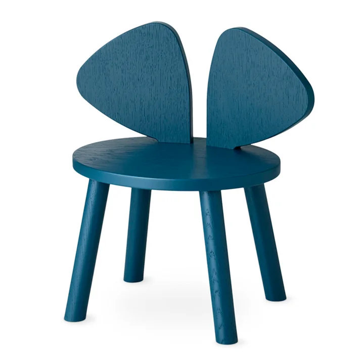 Mouse Chaise pour enfant de Nofred en pétrole
