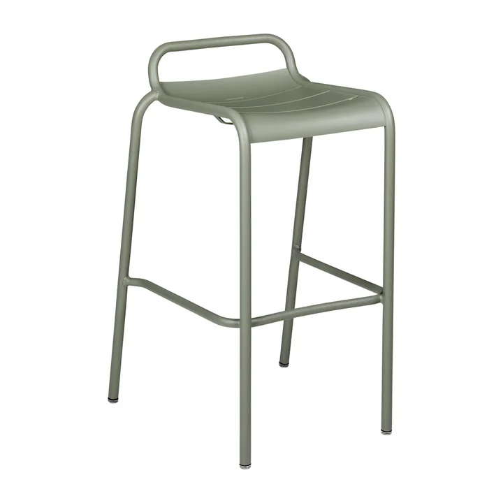 Le Luxembourg Tabouret de bar Empilable par Fermob, H 78 cm, cactus