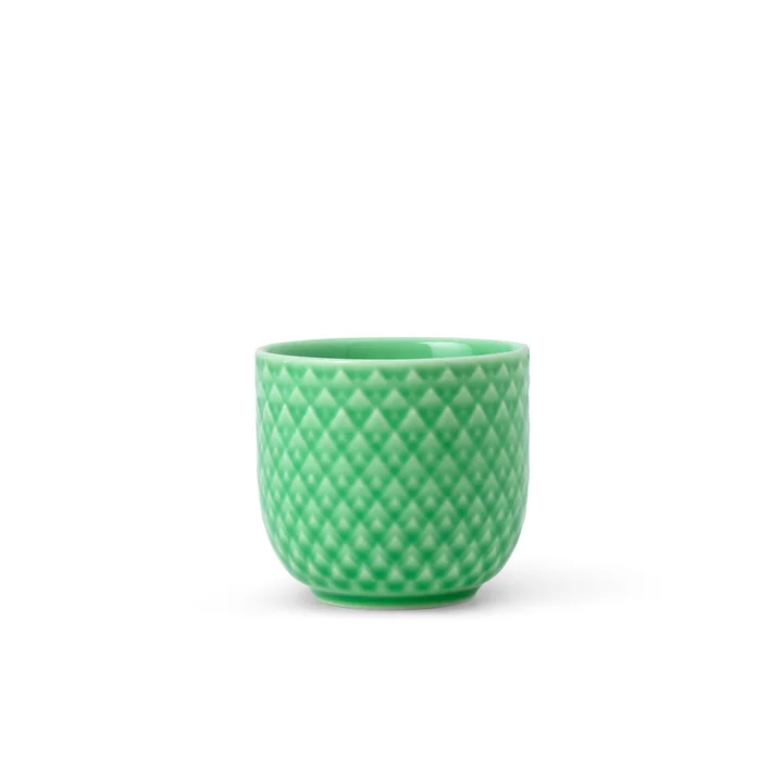 Le coquetier Rhombe de Lyngby Porcelæn , vert