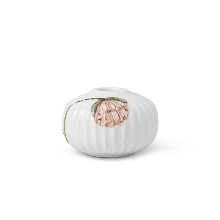 Le bougeoir Hammershøi Poppy de Kähler Design , Ø 7,5 cm, blanc