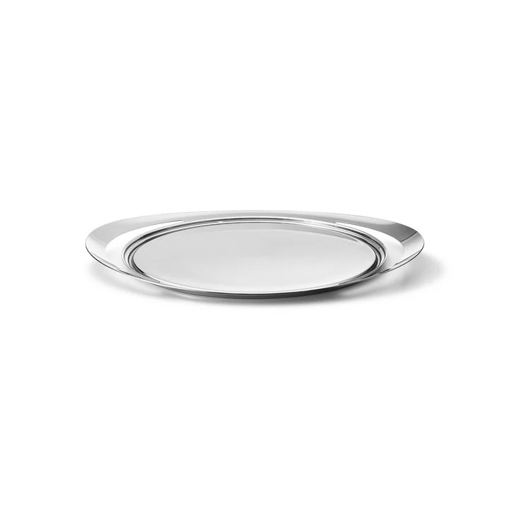 Cobra Plateau de service en acier inoxydable Ø 36,1 cm de Georg Jensen