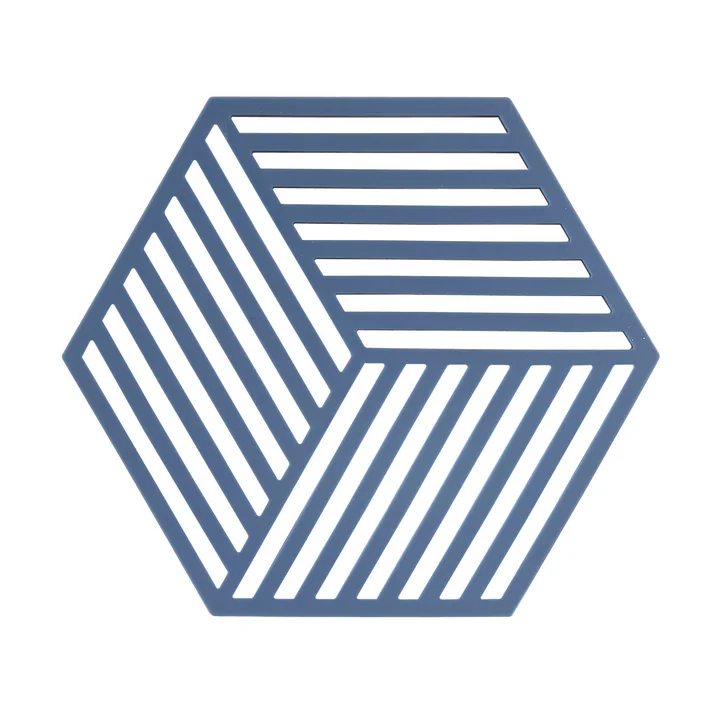 Le Hexagon dessous de verre de Zone Denmark , denim