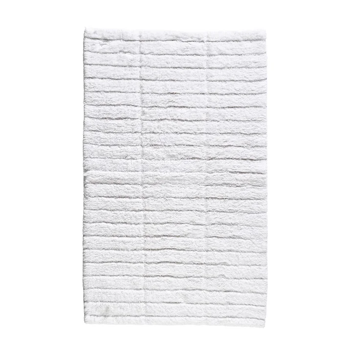 Le tapis de salle de bain Soft Tiles de Zone Denmark , 50 x 80 cm, blanc