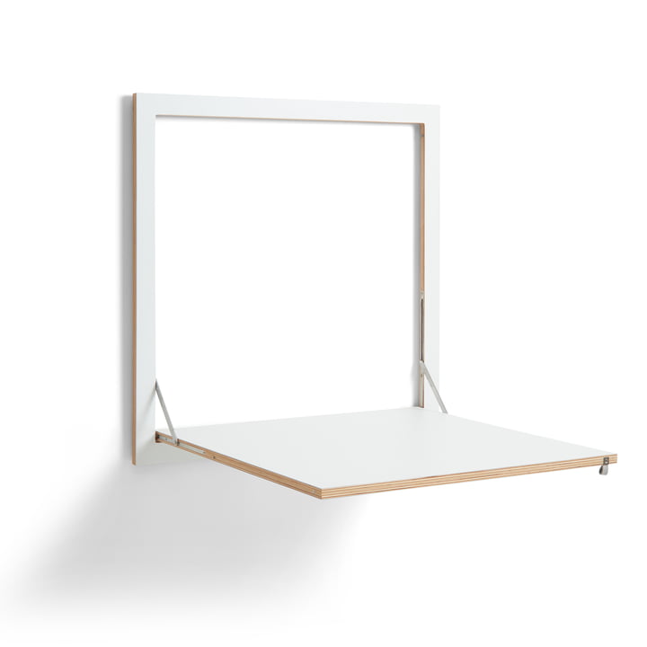 Fläpps Kittchen Table 80 x 80 cm de Ambivalenz en blanc