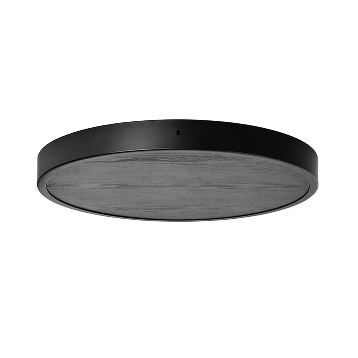Dalle de plafond / auvent large de Tala en noir / aluminium anodisé