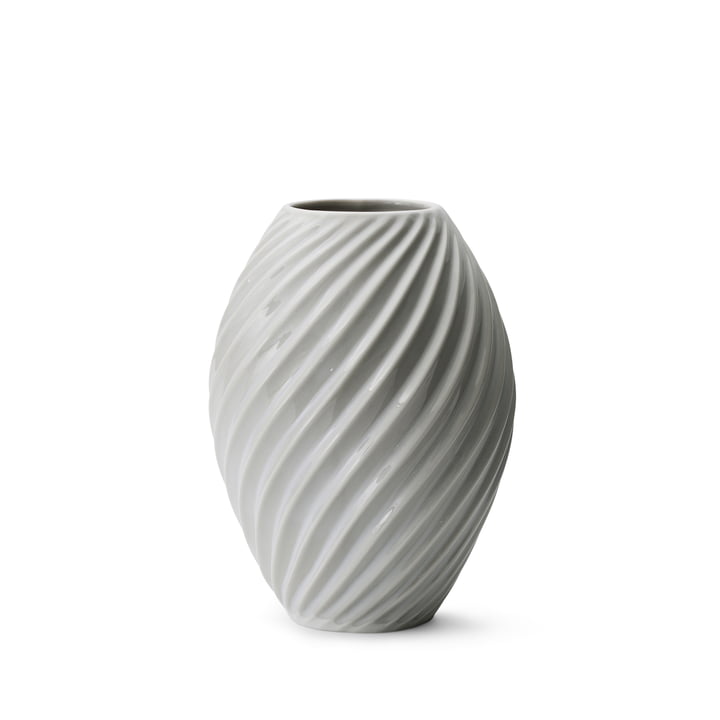 River Vase de Morsø H 21 cm en blanc