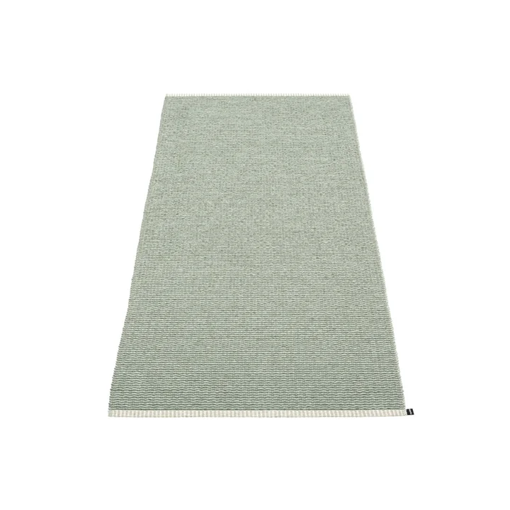 Le tapis Mono de Pappelina , 60 x 150 cm, sage / army