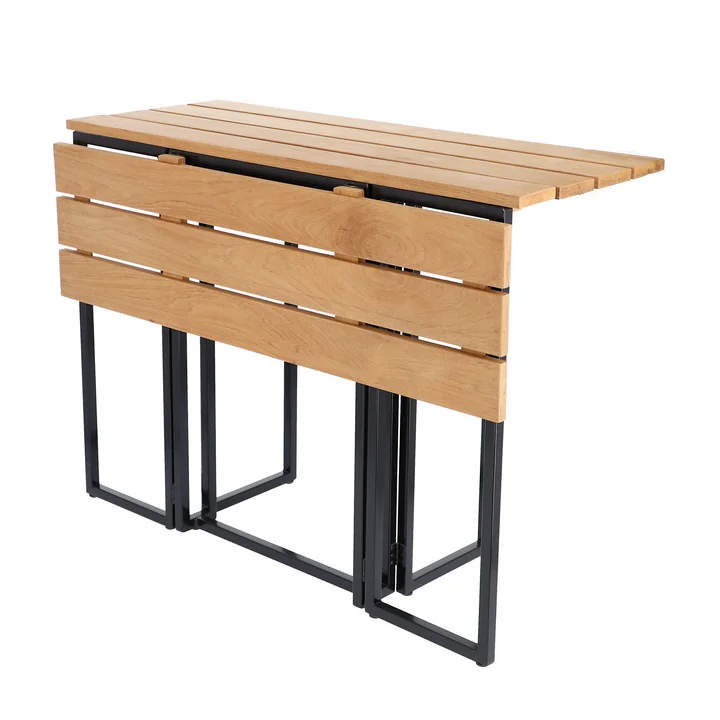 La table pliante Time de Jan Kurtz ne prend pratiquement pas de place