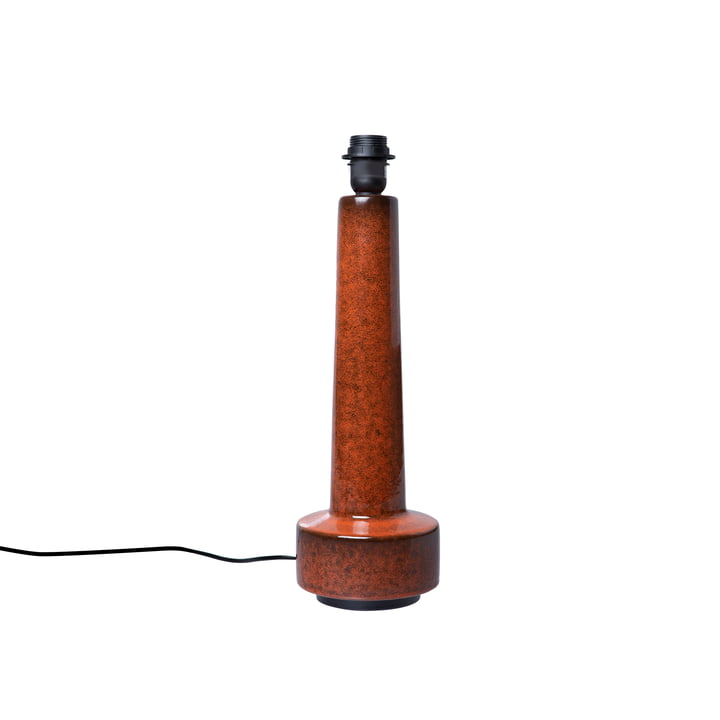 Le socle de lampe de table Retro de HKLiving, H 48 cm, rouge lave