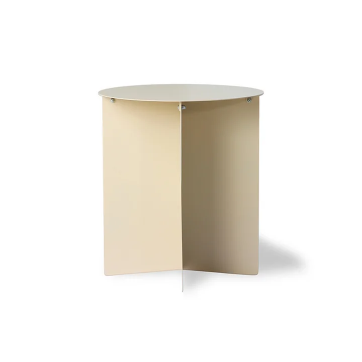 La table d'appoint ronde en métal de HKliving , Ø 40 cm, crème