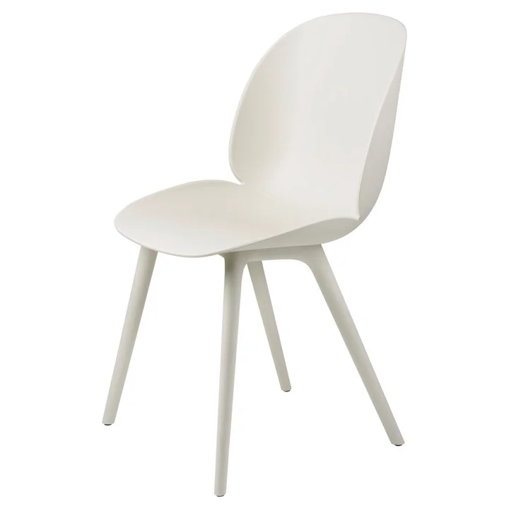 Beetle Dining Président Outdoor de Gubi en alabaster white