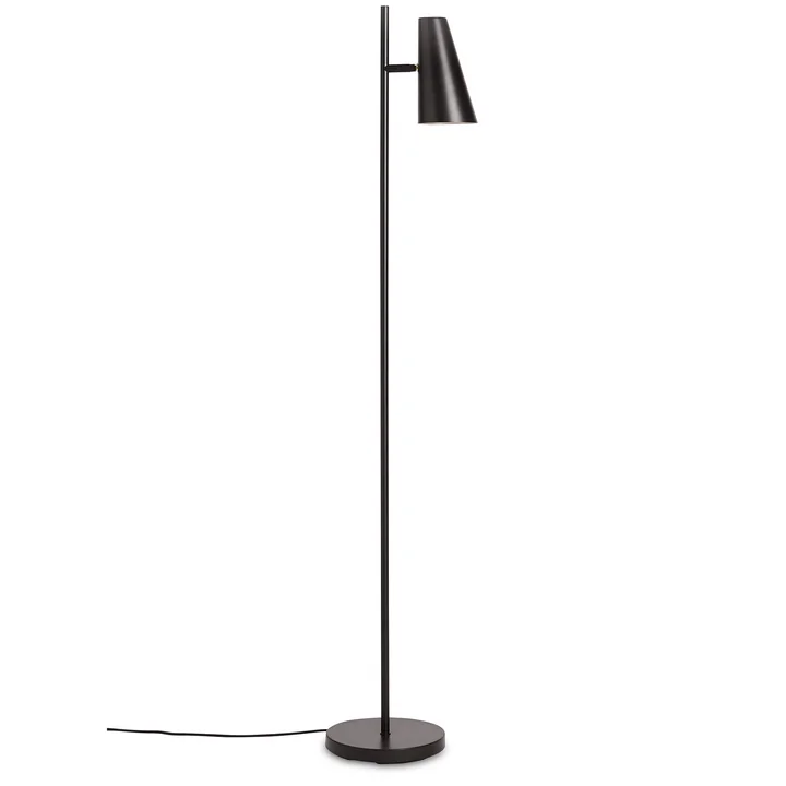Cono Lampadaire H 140 cm de Woud en noir