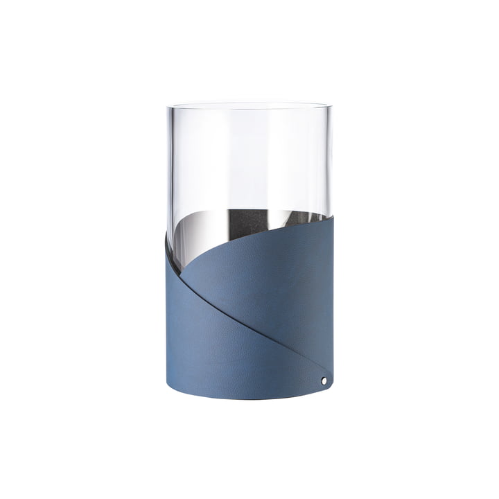 Fold Vase S Ø 7. 5 cm de LindDNA en Nupo midnight blue / verre