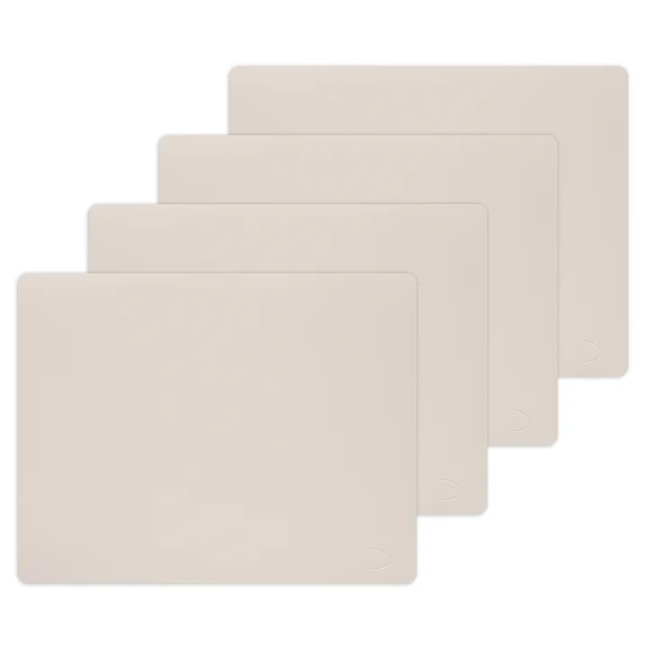 Set de table Square L 35 x 45 cm de Lind DNA dans Nupo soft nude (set de 4)