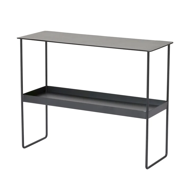 Table console de Lind DNA en noir acier / Bull noir