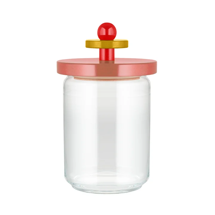 Twergi Boîte de conservation 1 l de Alessi en rose