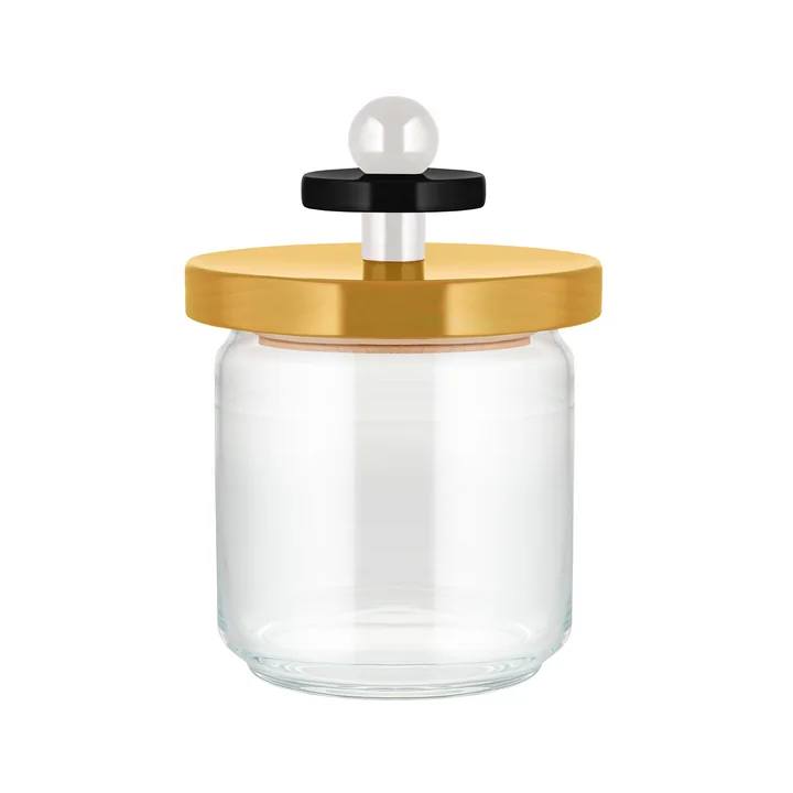 Twergi Boîte de rangement 0,75 l de Alessi en jaune