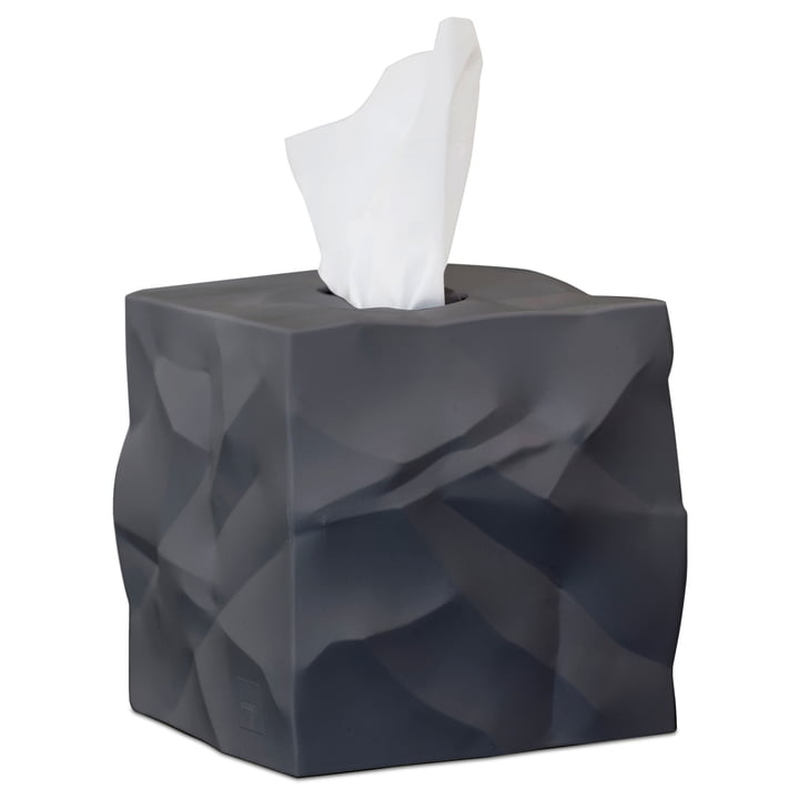 Wipy-Cube Boîte en tissu d'Essey en graphite