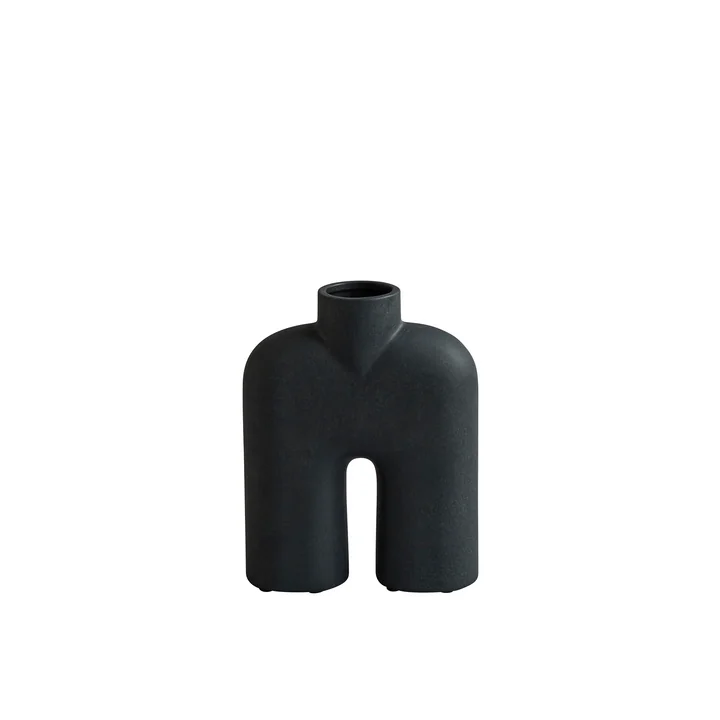 Cobra Vase Tall Mini de 101 Copenhagen dans la couleur noire