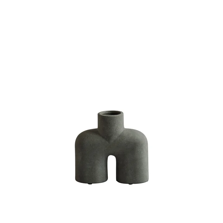 101 Copenhagen - Cobra Vase Uno Mini , gris foncé