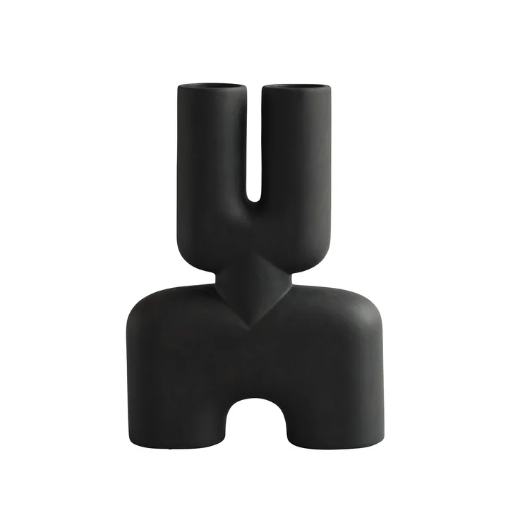 Cobra Vase Double Medio de 101 Copenhagen dans la couleur café