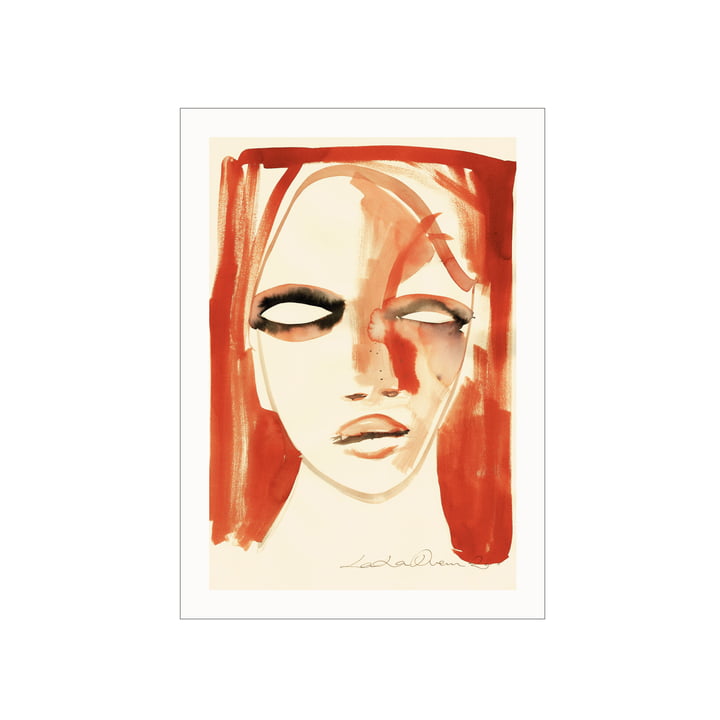 L'affiche Red Portrait de Paper Collective , 50 x 70 cm