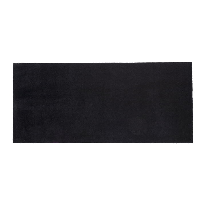 Tapis de sol 90 x 200 cm de tica copenhagen à Unicolor noir