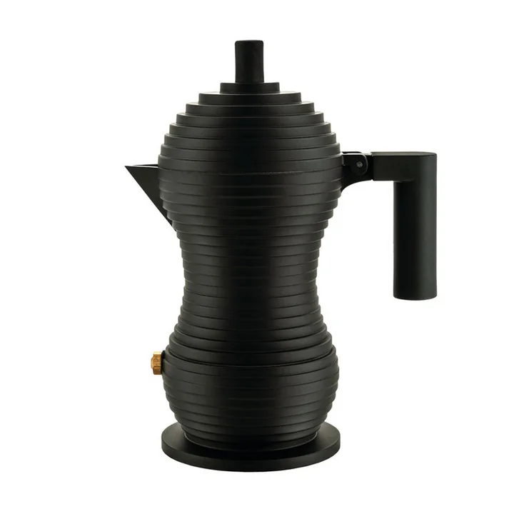 Pulcina Cafetière espresso 30 cl de Alessi en noir