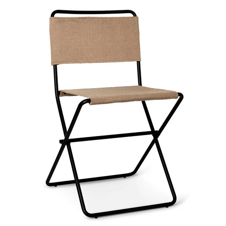 Desert Dining Chair de Ferm Living en sable / noir