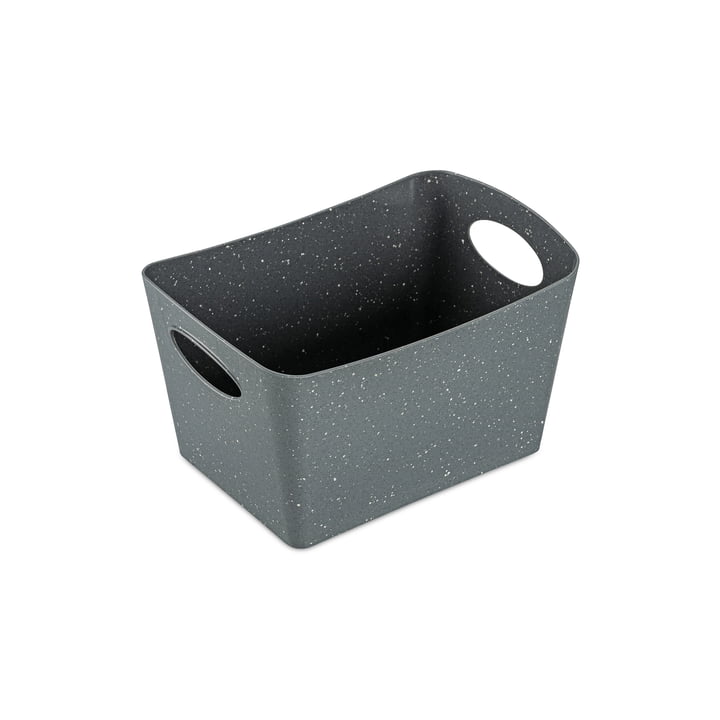 Boxxx S Boîte de rangement de Koziol dans la couleur recyclé nature grey