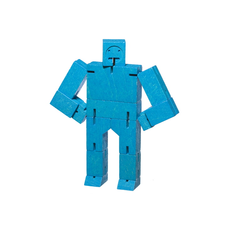Cubebot petit de Areaware en bleu