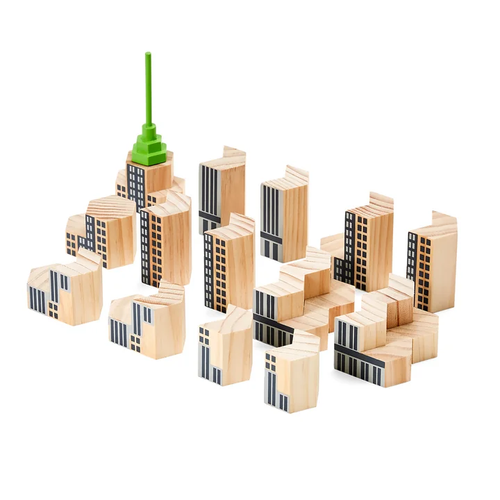 Blockitecture New York City Blocs de construction de Areaware dans la variante Skyskraper