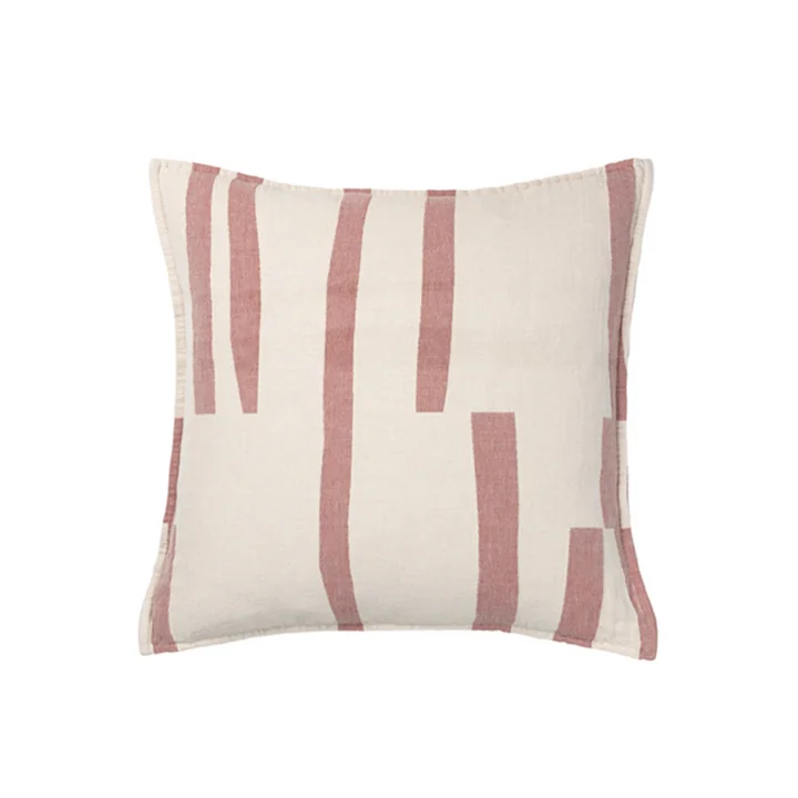 Lyme Grass Taie d'oreiller 50 x 50 cm de Elvang en rouge rusty