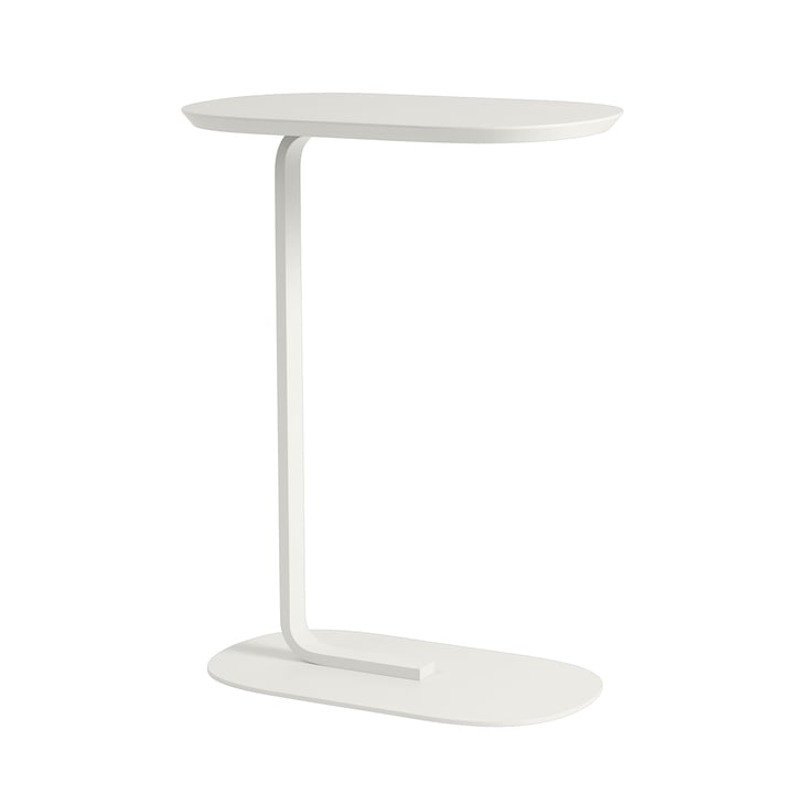 Relate Side Table H 73,5 cm de Muuto en blanc cassé
