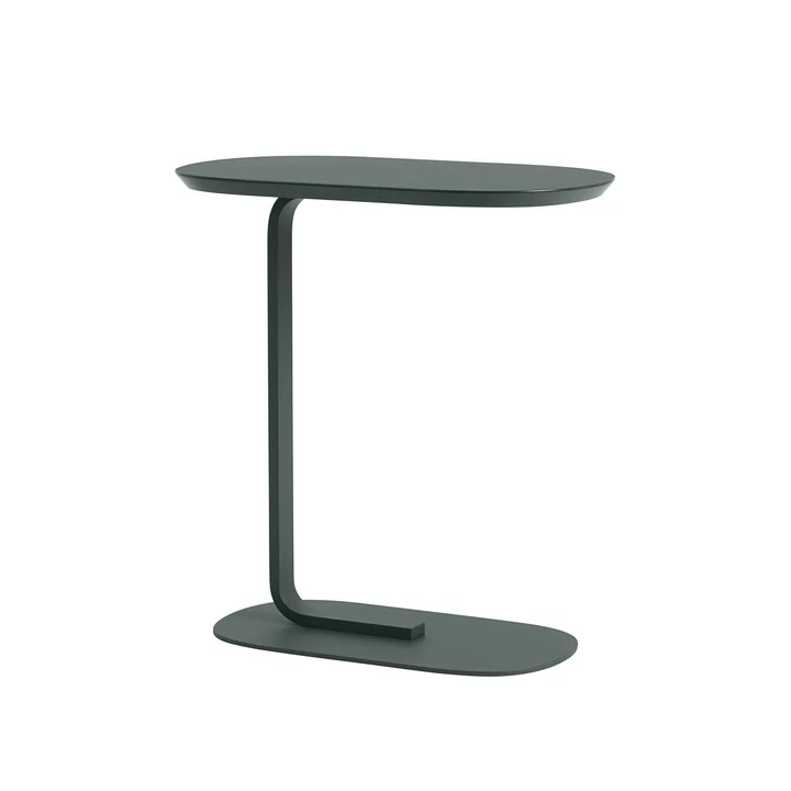 Relate Side Table H 60,5 cm de Muuto en vert foncé