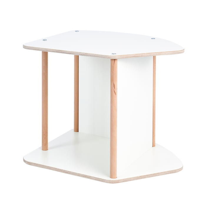 multi Table et rocker pour enfants de Tojo en blanc/hêtre